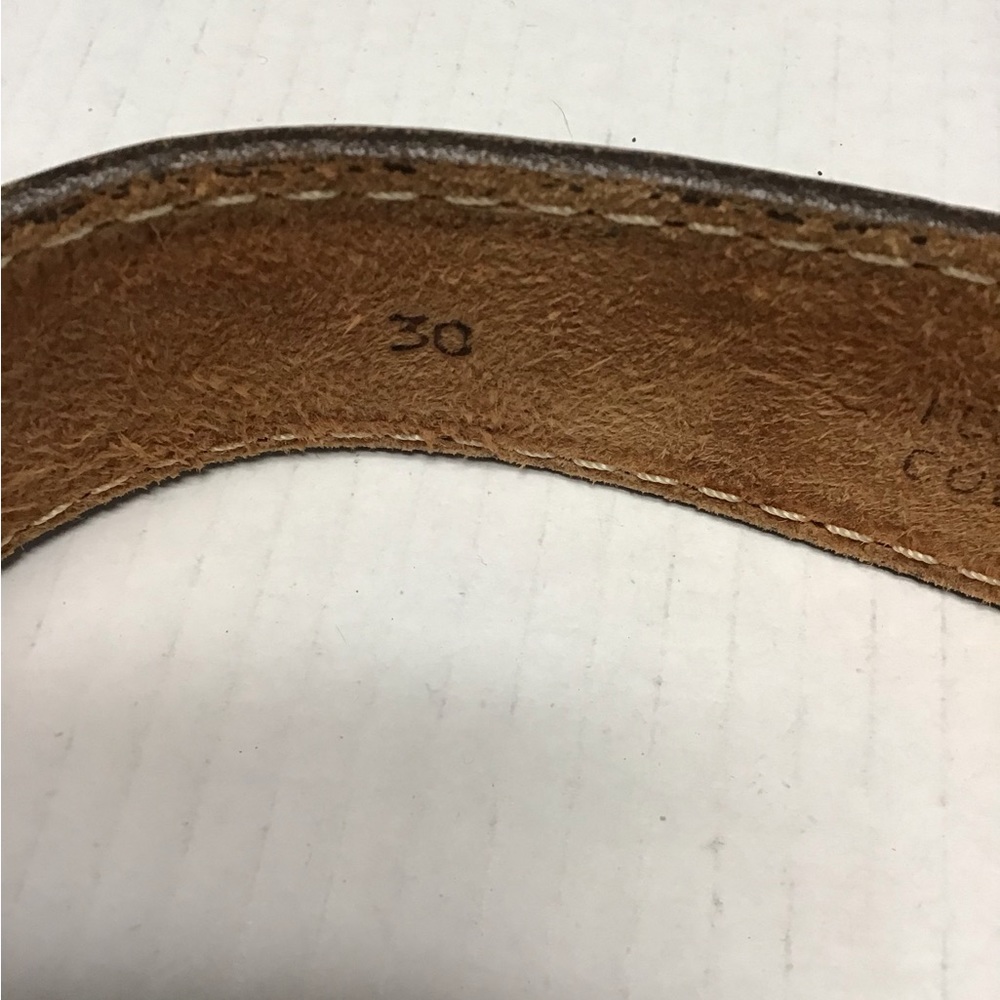 Vintage Siskiyou Belt Buckle With Western Cowhide Belt - Picture 9 of 11
